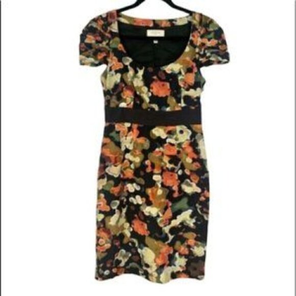 Moulinette Soeurs Floral Silk Blend Shift Dress - Picture 2 of 11